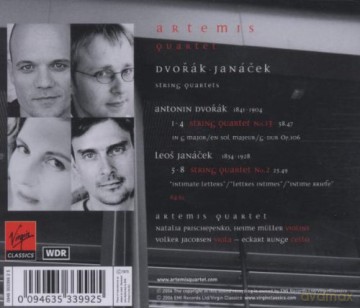 Artemis Quartet: String Quartet No 13 Op. 106 Janacek [CD]