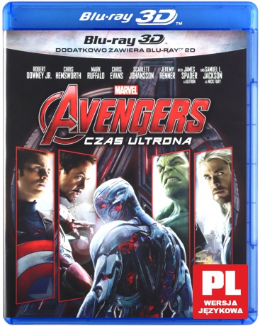 Avengers: Czas Ultrona 3D [Blu-Ray 3D]+[Blu-Ray]