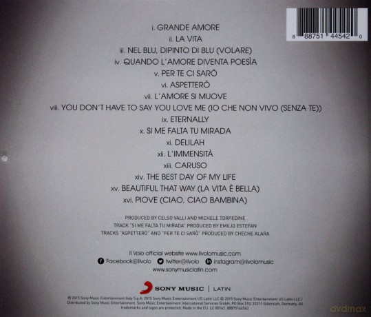 IL Volo: Grande Amore [CD]