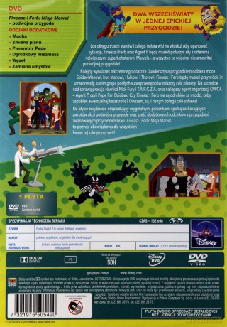Fineasz i Ferb: Misja Marvel [DVD]