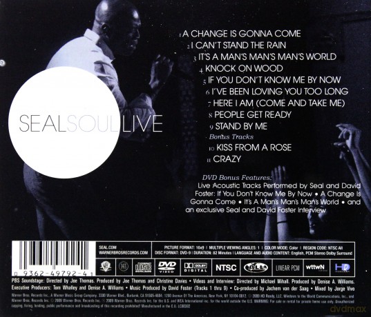 Seal: Soul Live [CD]+[DVD]