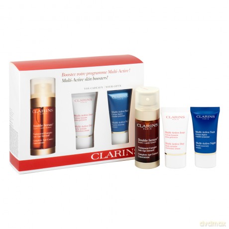 Clarins Set Double Serum (Double Serum 30ml+ Multi-Active Jour 15ml+ Multi-Active Nuit 15ml)