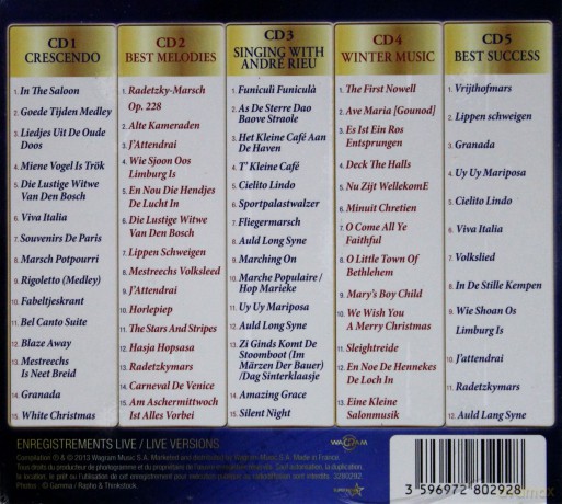 Andre Rieu: Magic Melodies [5CD]