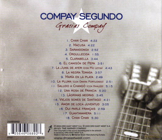 Compay Segundo: Gracias Compay [CD]
