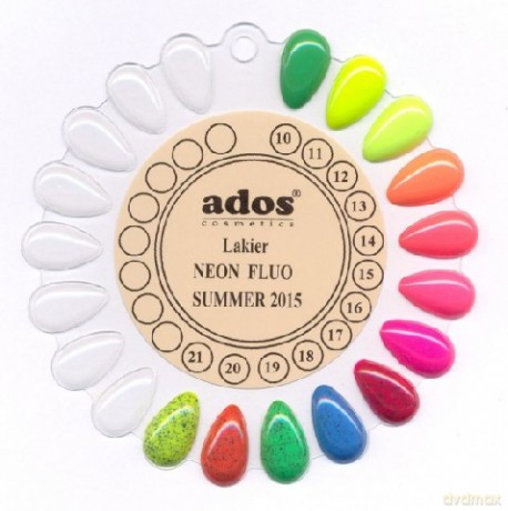 Ados Lakier Neon Fluo Nr 13 Brzoskwiniowy 5.5 Ml