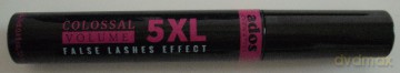 Ados Tusz Do Rzęs Colossal Volume 5xl Efekt Sztucznych Rzęs Czarny 12ml