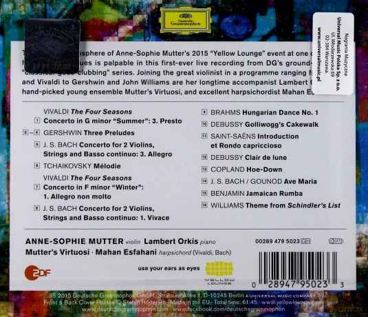 Anne Sophie Mutter: The Club Album - Live From Yellow Lounge [CD]