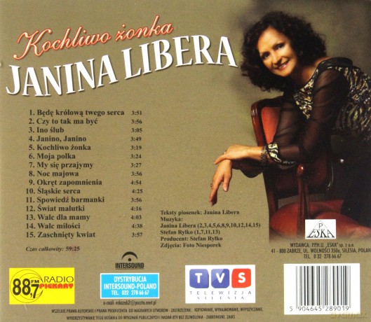 Janina Libera: Kochliwo Żonka [CD]