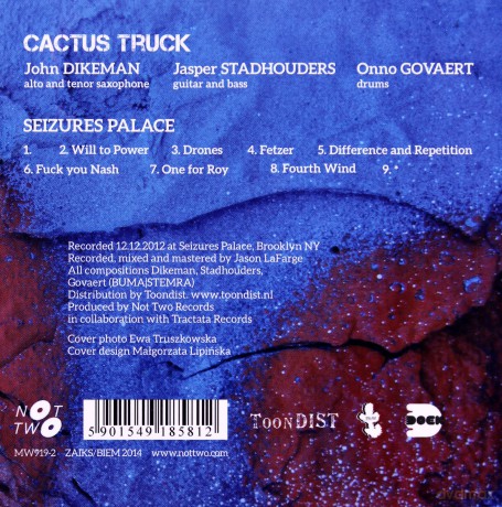 Dikeman Govaert: Cactus Truck Seizures Palace [CD]