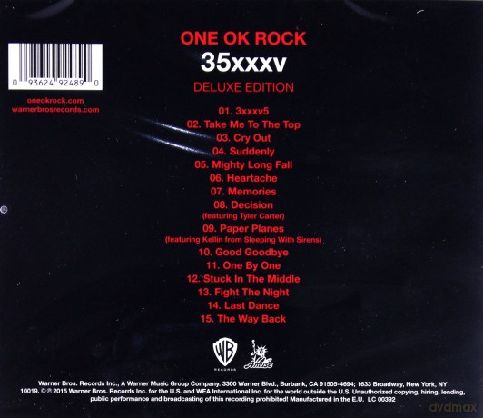 One Ok Rock: 35XXXV [CD]