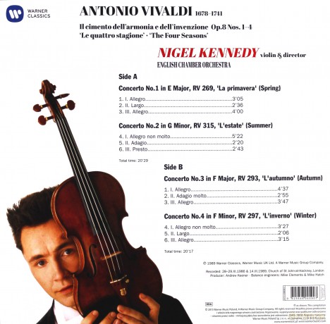 Nigel Kennedy: Vivaldi: The Four Seasons [Winyl]