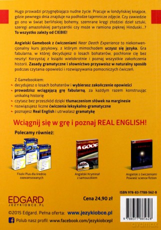 Angielski. Gamebook z ćwiczeniami. Near death experience - Kevin Hadley [KSIĄŻKA]