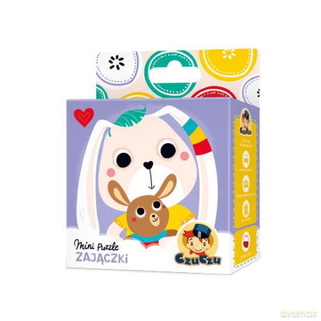 BRIGHT JUNIOR MEDIA 15 el. zajączki Czuczu mini [PUZZLE]
