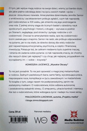 Dużo radości, mniej przyjemności - Jennifer Senior [KSIĄŻKA]