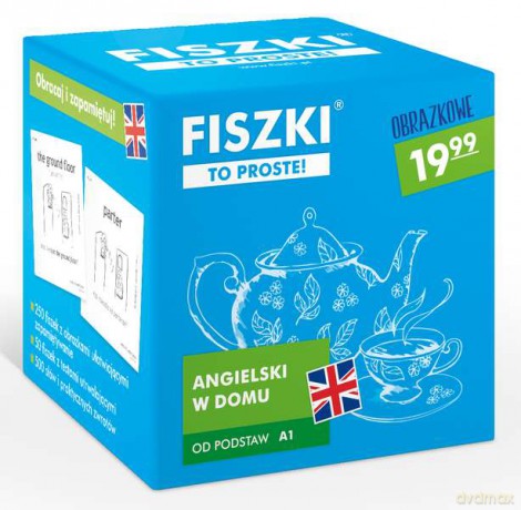 Fiszki obrazkowe. Angielski w domu od podstaw - Patrycja Wojsyk [KSIĄŻKA]