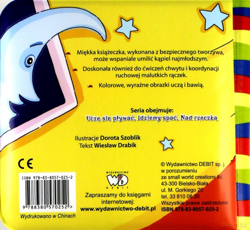 Idziemy spać. Książeczka kąpielowa - Wiesław Drabik [KSIĄŻKA]
