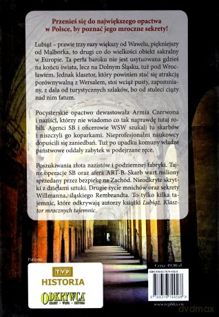 Lubiąż. Klasztor mrocznych tajemnic - Tomasz Bonek (twarda) [KSIĄŻKA]
