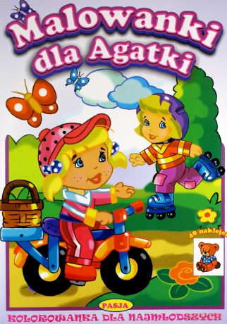 Malowanki dla Agatki. Kolorowanki dla najmłodszych [KSIĄŻKA]