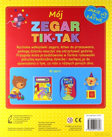 Mój zegar tik tak (twarda) [KSIĄŻKA]