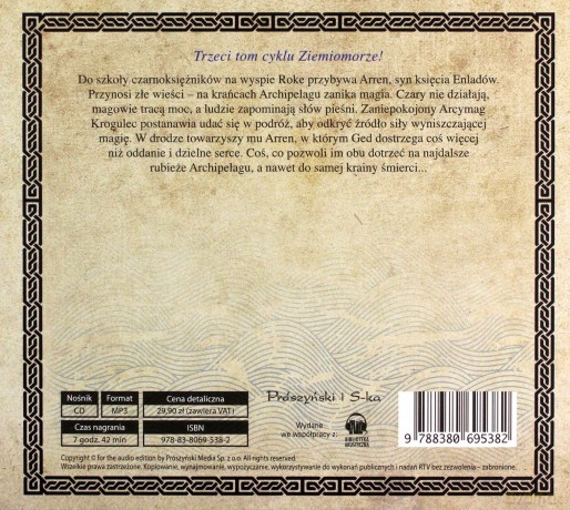 Najdalszy brzeg. Ziemiomorze (Tom 3) - Ursula Le Giun [AUDIOBOOK] [CD-MP3]