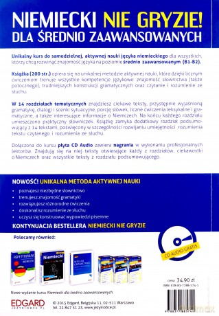 Niemiecki nie gryzie! Dla średnio zaawansowanych [KSIĄŻKA]