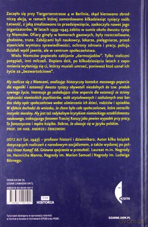 Obciążeni. "Eutanazja" w nazistowskich Niemczech - Gotz Aly (twarda) [KSIĄŻKA]