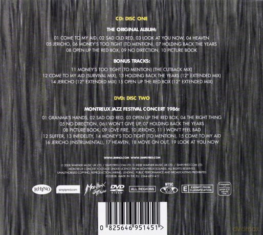 Simply Red: Picture Book (Collector's Edition) (digipack) [CD]+[DVD]