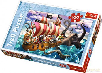 TREFL 100 el. bitwa na morzu [PUZZLE]