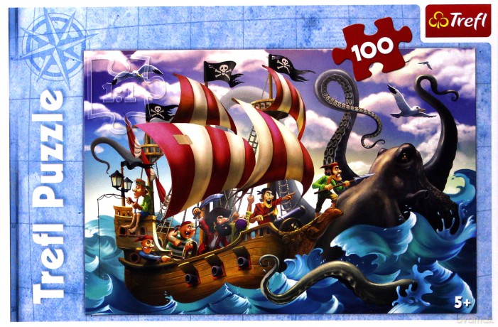 TREFL 100 el. bitwa na morzu [PUZZLE]