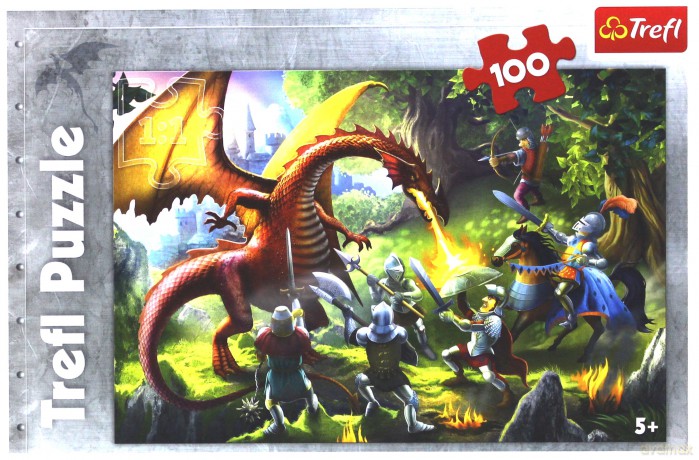 TREFL 100 el. spotkanie ze smokiem [PUZZLE]