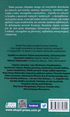 Zapałka na zakręcie - Krystyna Siesicka (twarda) [KSIĄŻKA]