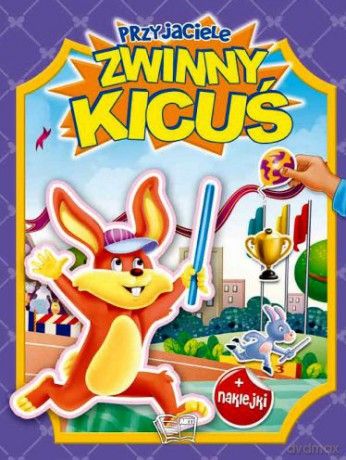 Zwinny kicuś. Przyjaciele. Naklejki z brokatem [KSIĄŻKA]