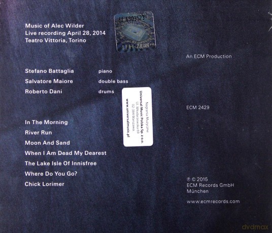 Stefano Battaglia: In The Morning [CD]