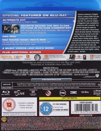 Red Riding Hood [Blu-Ray]+[DVD]