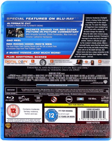 Red Riding Hood [Blu-Ray]+[DVD]