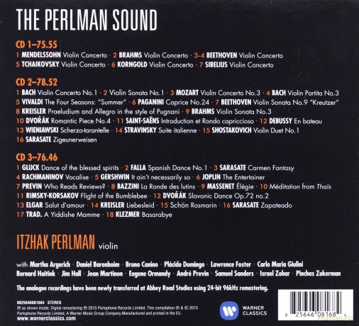 Itzhak Perlman: The Perlman Sound [3CD]