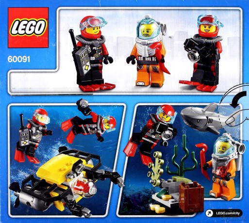 LEGO City Podwodny świat zestaw startowy 60091 [KLOCKI]