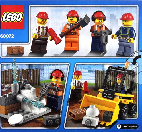 LEGO City Wyburzanie zestaw startowy 60072 [KLOCKI]