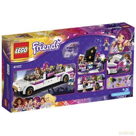 LEGO Friends Limuzyna gwiazdy pop 41107 [KLOCKI]