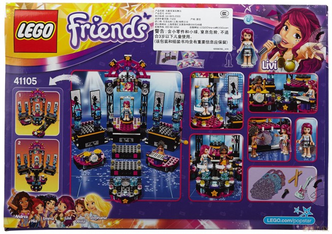 LEGO Friends Scena gwiazdy pop 41105 [KLOCKI]