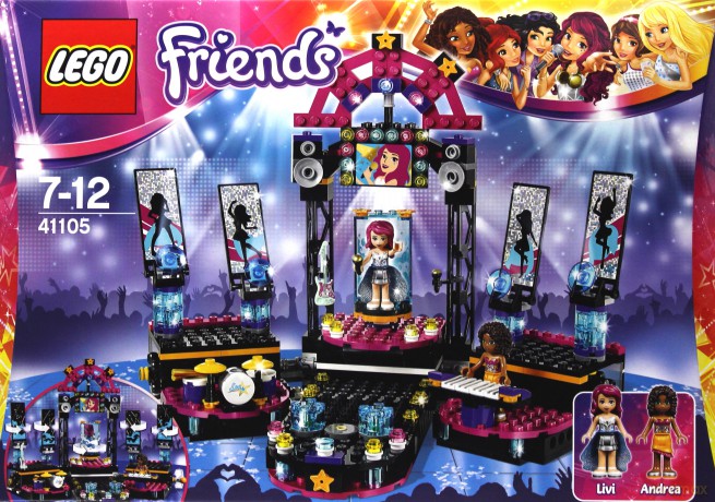 LEGO Friends Scena gwiazdy pop 41105 [KLOCKI]