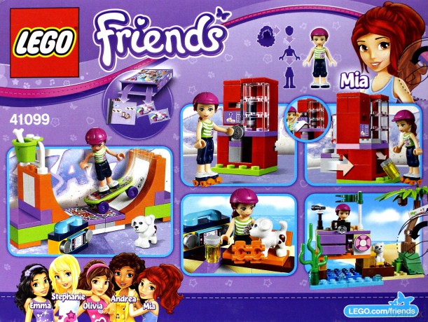 LEGO Friends Skatepark w Heartlake 41099 [KLOCKI]