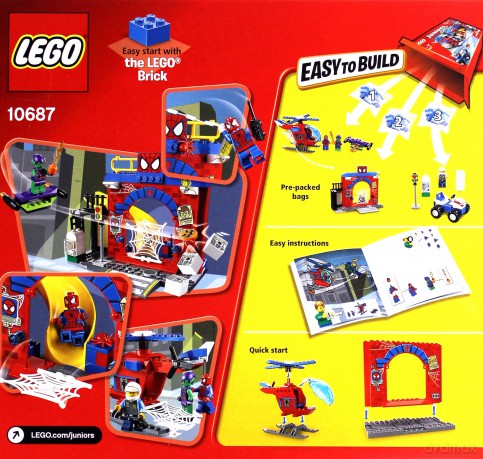 LEGO Juniors Kryjówka Spiderman 10687 [KLOCKI]