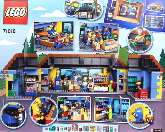 LEGO Kwik-E-Mart, Simpsons (71016) [KLOCKI]