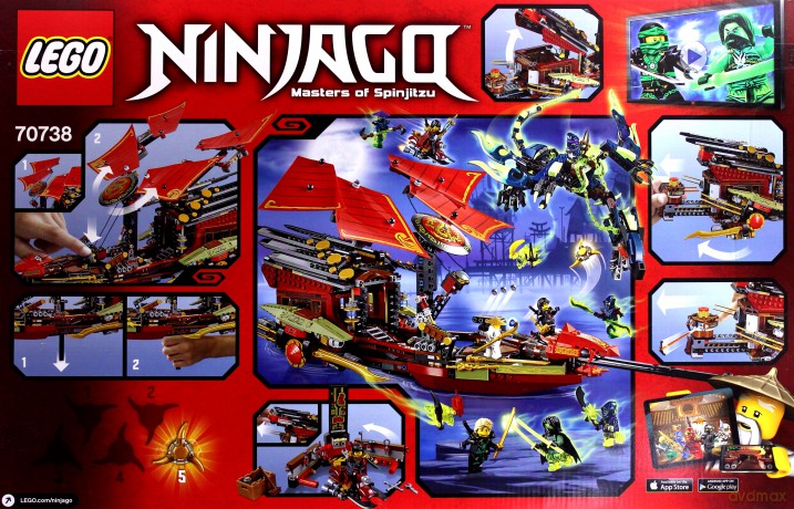LEGO Ninjago Ostatni lot perły przeznaczenia 70738 [KLOCKI]