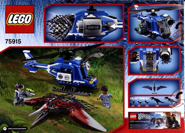 LEGO Pojmanie pteranodona 75915 [KLOCKI]
