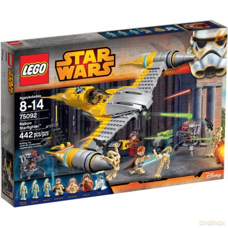 LEGO Gwiezdne Wojny Gwiezdny myśliwiec Naboo 75092 (Star Wars) [KLOCKI]