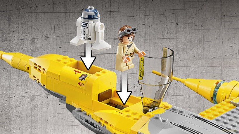 LEGO Gwiezdne Wojny Gwiezdny myśliwiec Naboo 75092 (Star Wars) [KLOCKI]