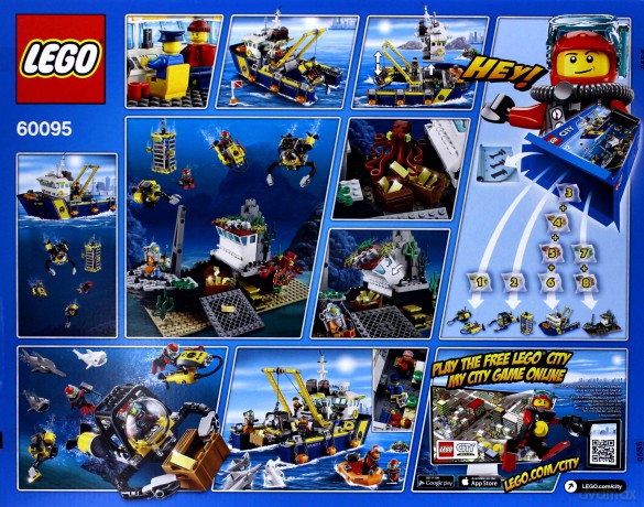 LEGO CITY Statek do badań głębinowych 60095 [KLOCKI]