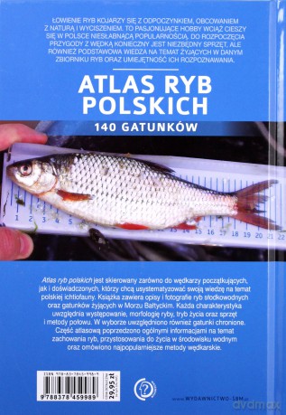 Atlas ryb polskich. 140 gatunków - Bogdan Wziątek (twarda) [KSIĄŻKA]